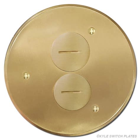 electrical box cover round|round receptacle outlet cover plates.